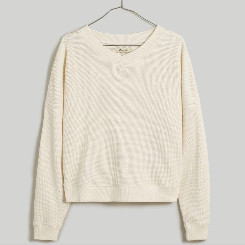 Madewell Knit Boxy Sweatshirt Tee
Size small